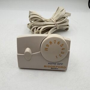 Biddeford TC11BA Auto Off Heated Electric Blanket Control Power 4 Prong‎ TESTED